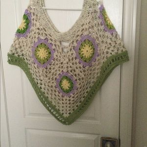 Knitted a crochet